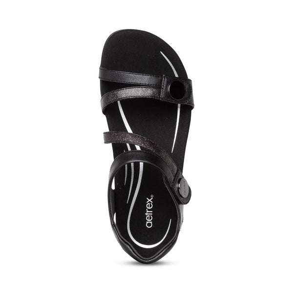 Jess-Adjustable-Quarter-Strap-Sandal #color_black