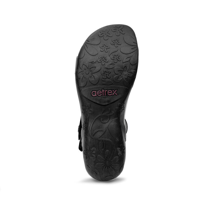 Gabby-Adjustable-Quarter-Strap-Sandal #color_black
