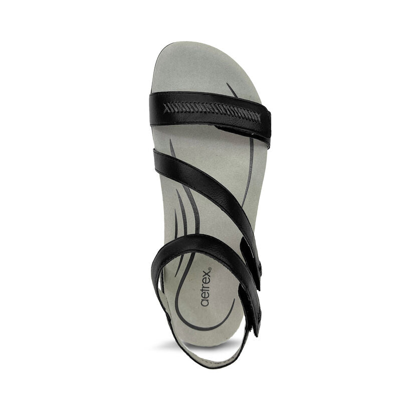 Gabby-Adjustable-Quarter-Strap-Sandal #color_black