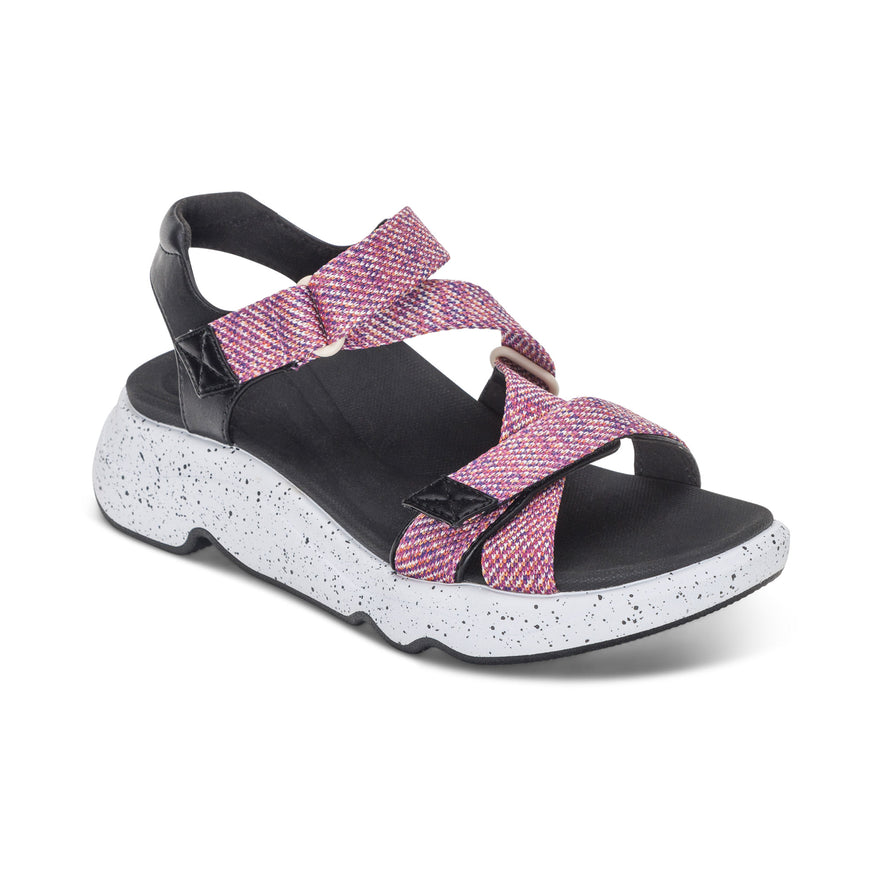 Marz-Adjustable-Sport-Sandal #color_pink