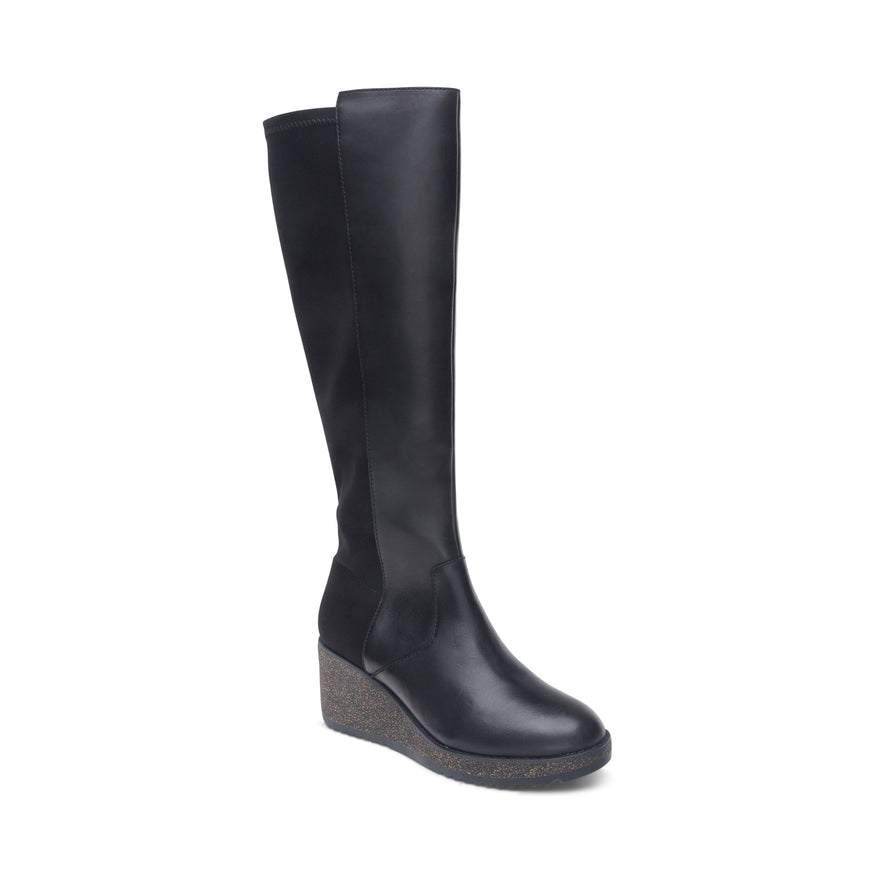 Rose-Wedge-Boot #color_black
