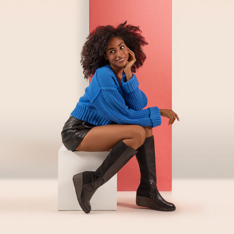 Rose-Wedge-Boot #color_black