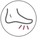 ball of foot pain icon