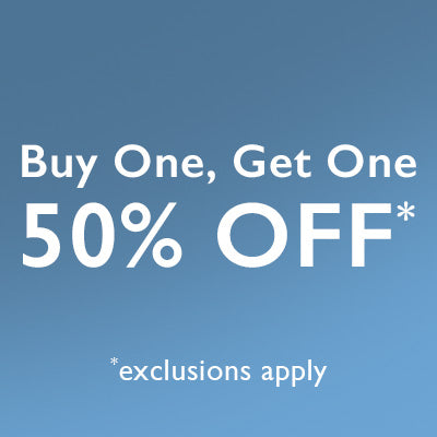 Buy One, Get Once 50% OFF* Exclusions apply