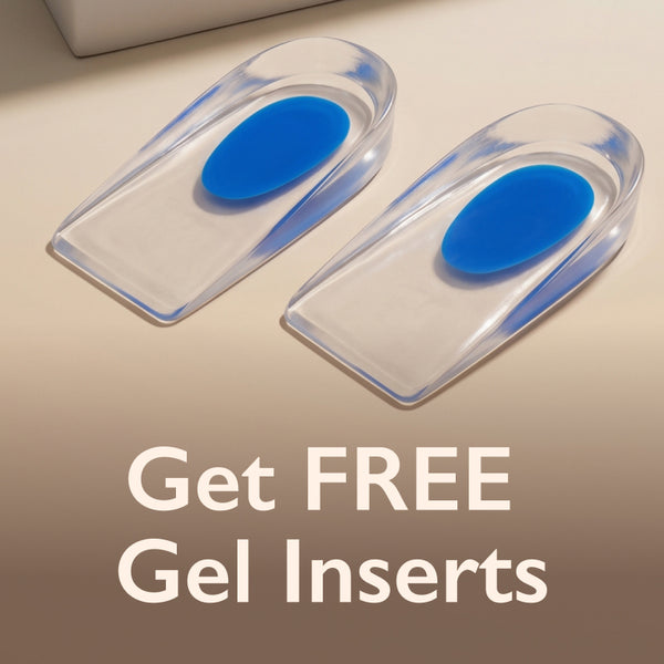 Buy any aetrex orthotics, get free gel inserts and free shipping - redeem in cart