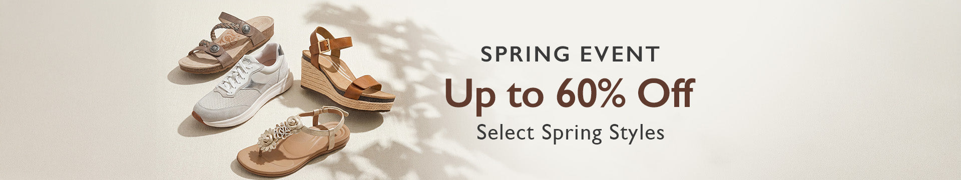Spring Event, Up to 60% Off Select Spring Styles