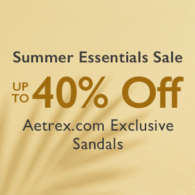 Up To 40% OFF Aetrex.com Exclusive Summer Essentials 