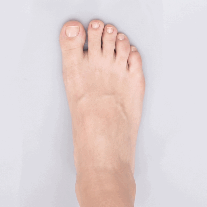 image of foot indicating wide feet