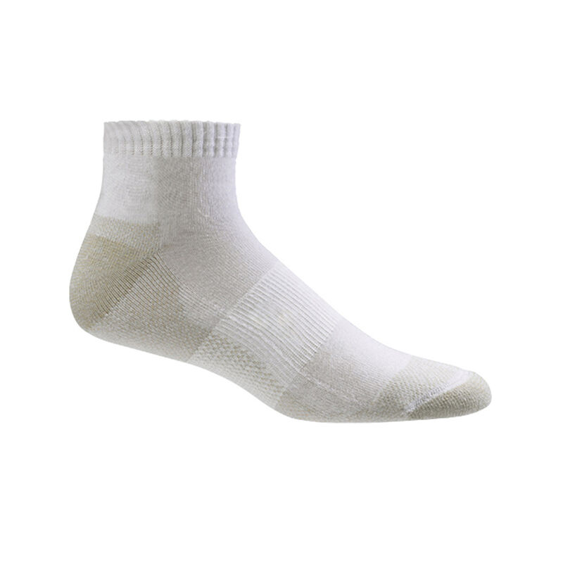 Copper Sole Socks Athletic - Ankle - White