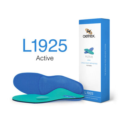 Men's Active Posted Orthotics W/ Metatarsal Support