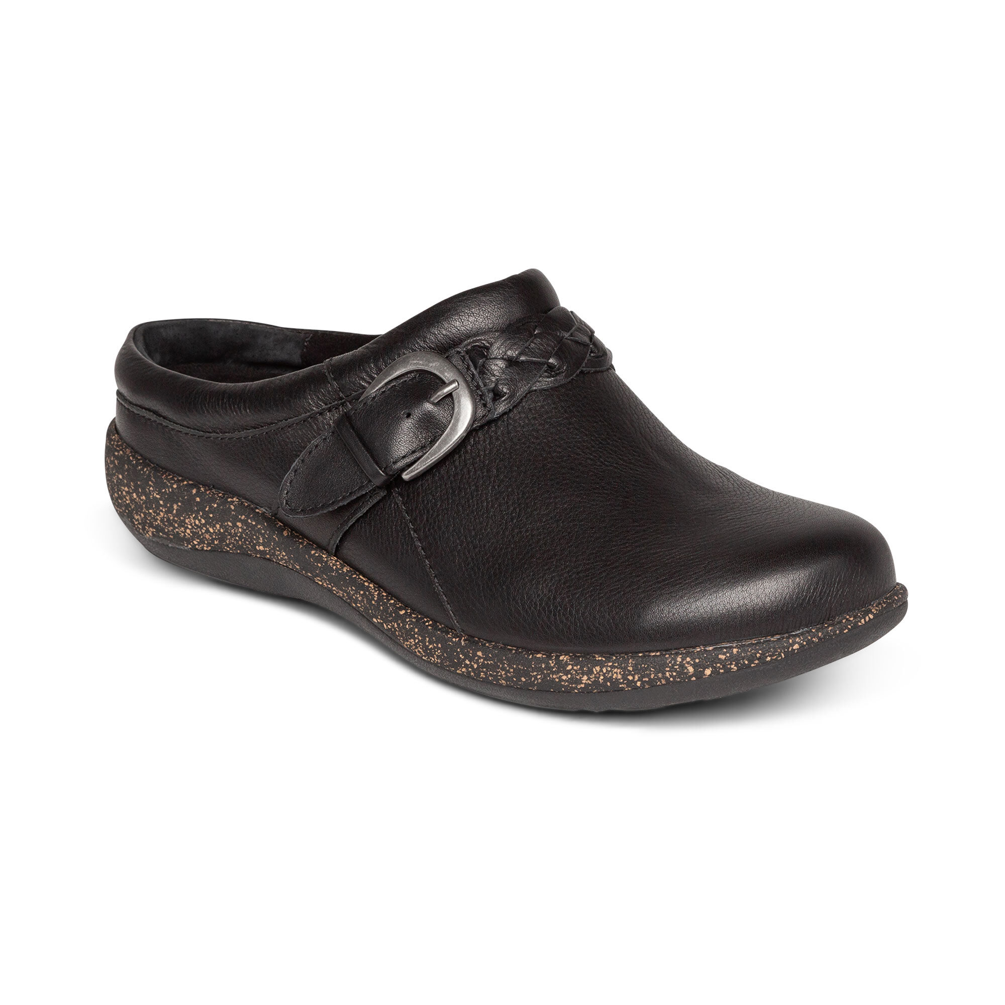 Libby Black Clog with Arch Support