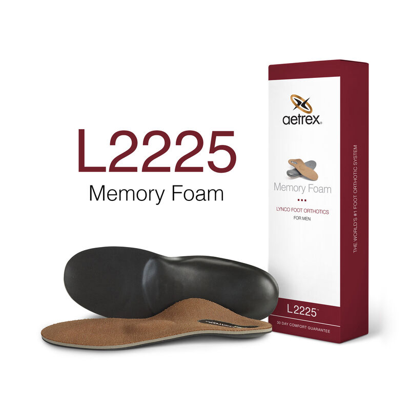 Memory Foam Flat/Low Arch W/ Metatarsal Support For Men