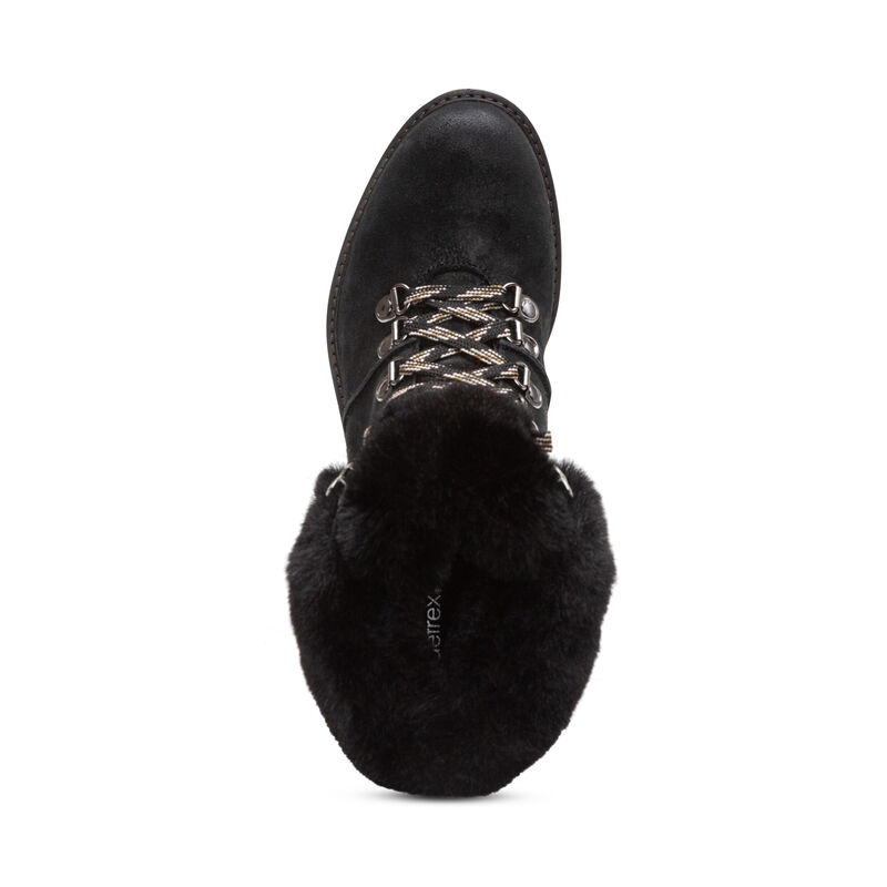 Brooklyn Weather-Friendly Fur Lace Up Boot