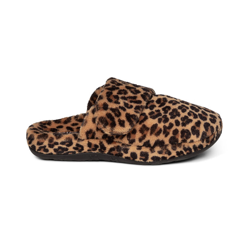 Mandy Closed Toe Slipper-leopard