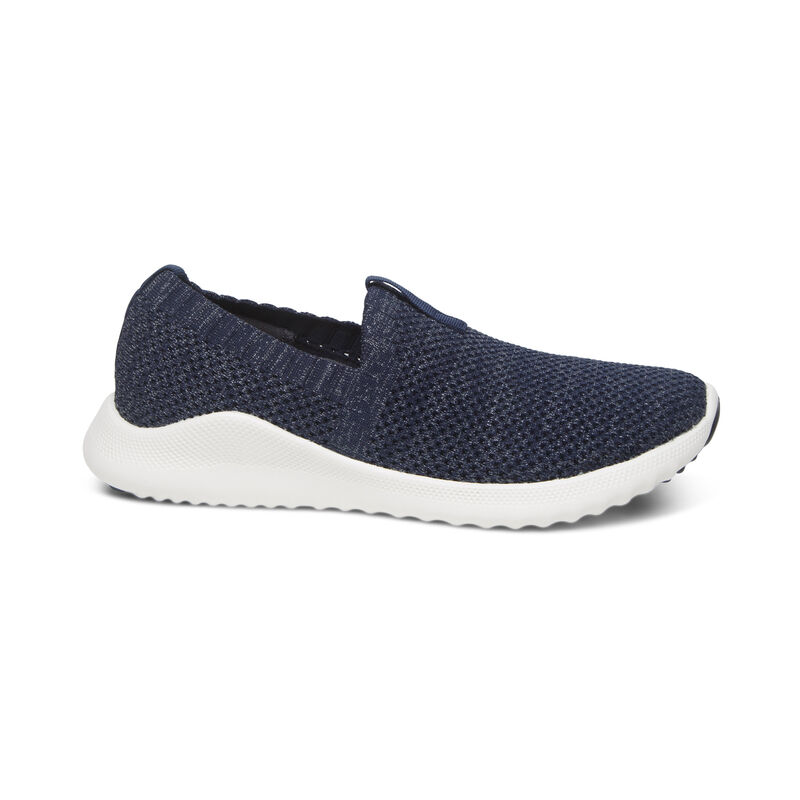Angie Arch Support Sneakers-shimmery-navy