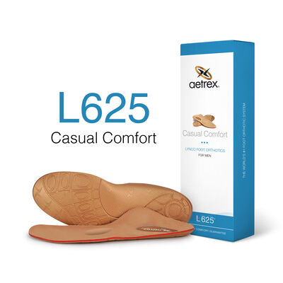 Men's Casual Comfort Posted Orthotics W/ Metatarsal Support