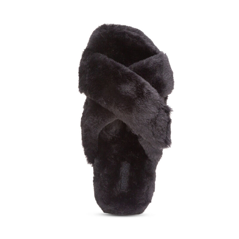 Penelope Adjustable Faux Fur Slippers