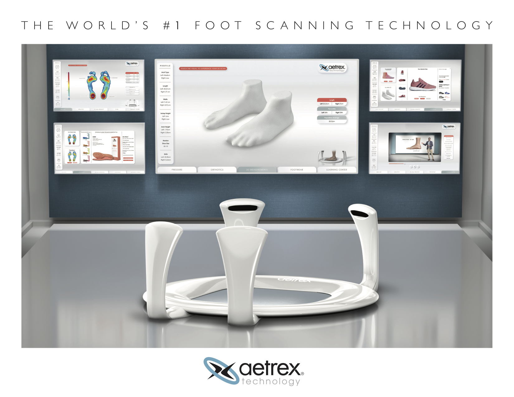 Aetrex Foot Scanning Technology