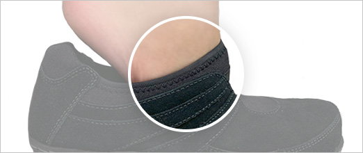 Aetrex Shoe Feature - Stretch Material