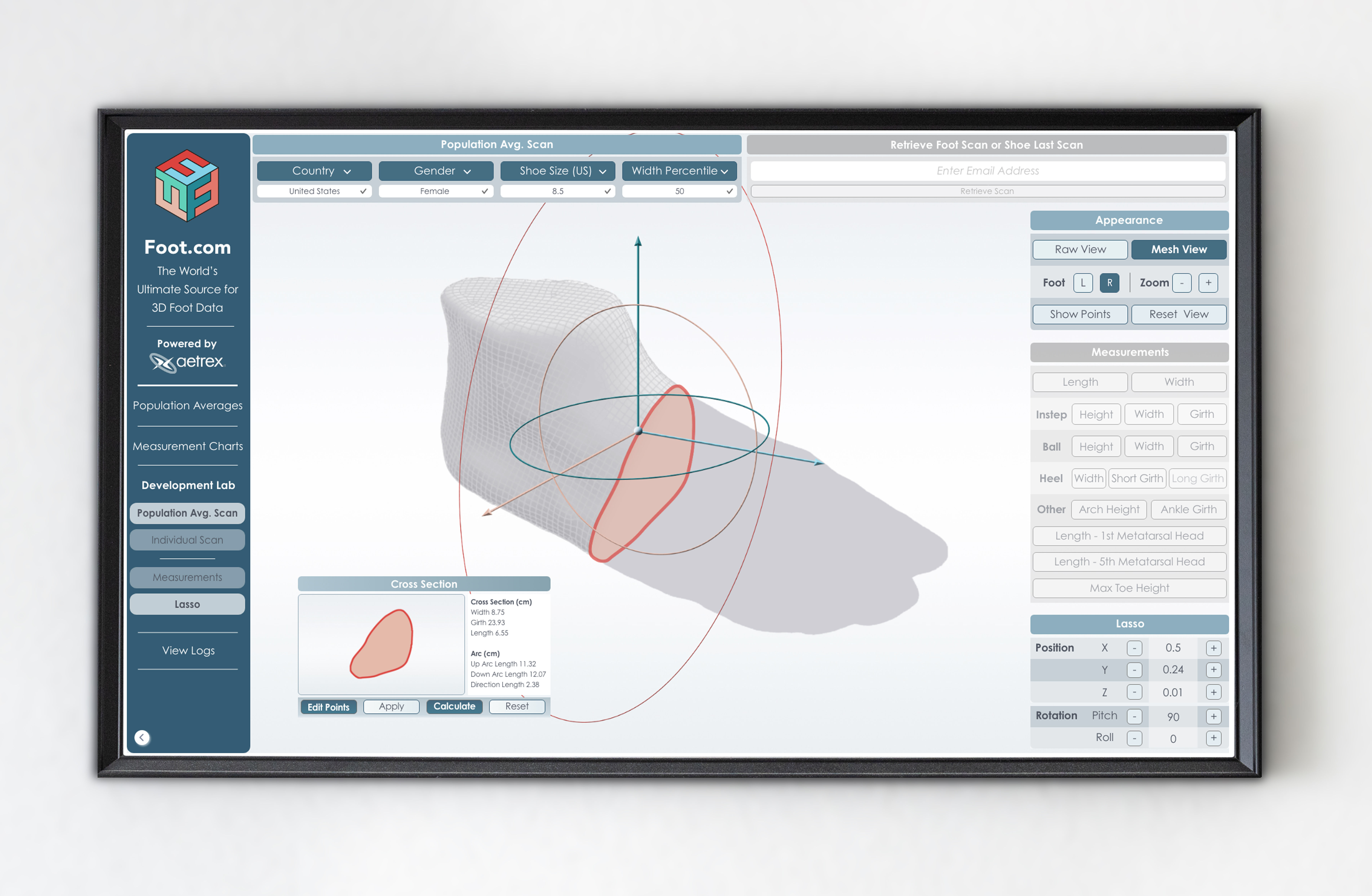 Foot Scan Data