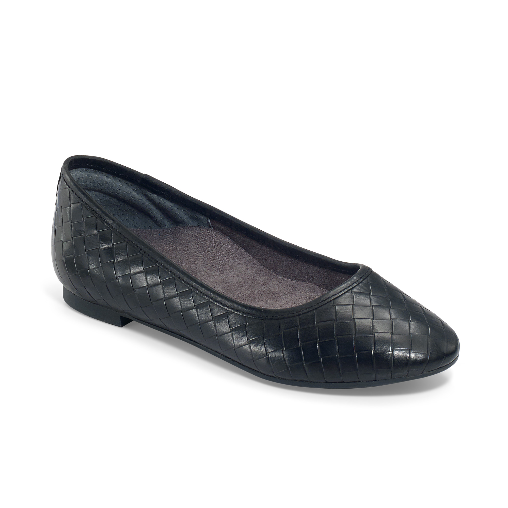 flat black shoes with arch support