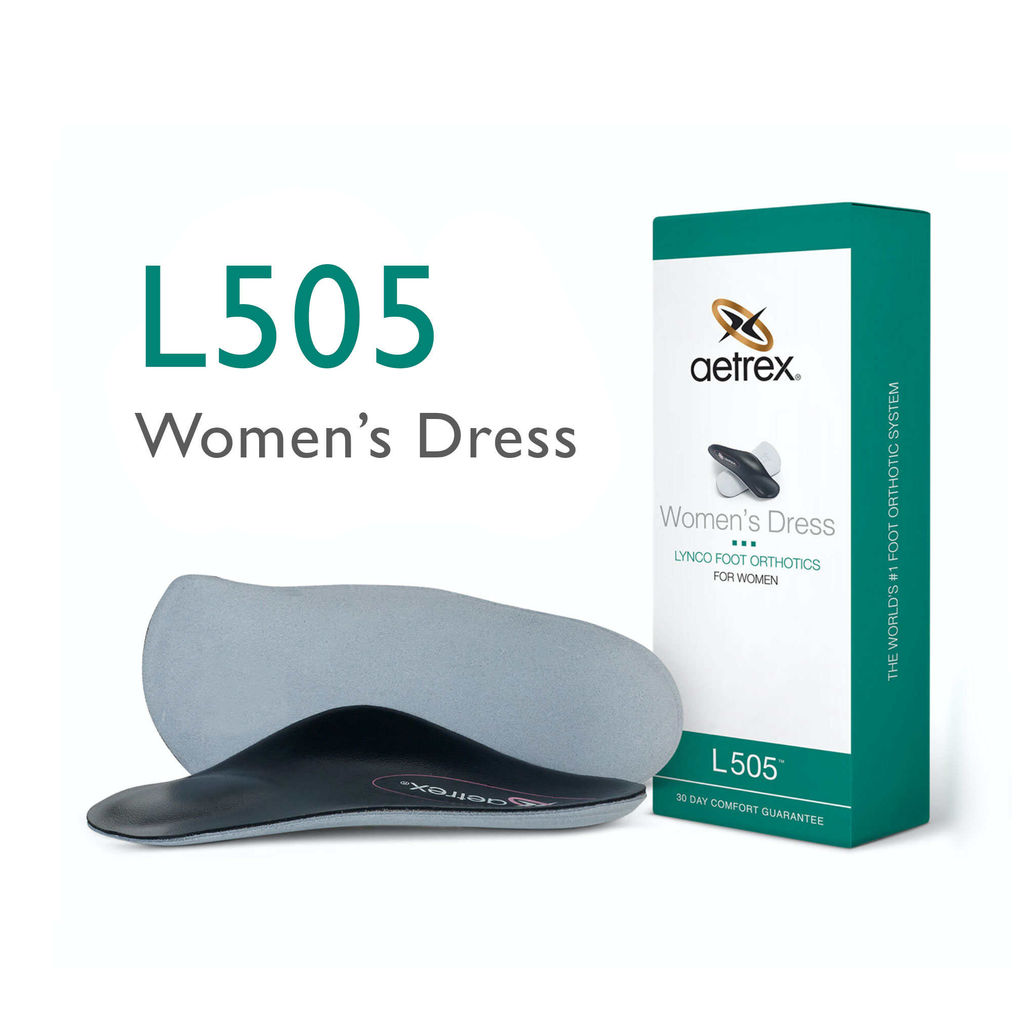 Women's Dress Med/High Arch W/ Metatarsal Support Orthotic
