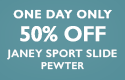 Janey Sport Pewter Flash Sale
