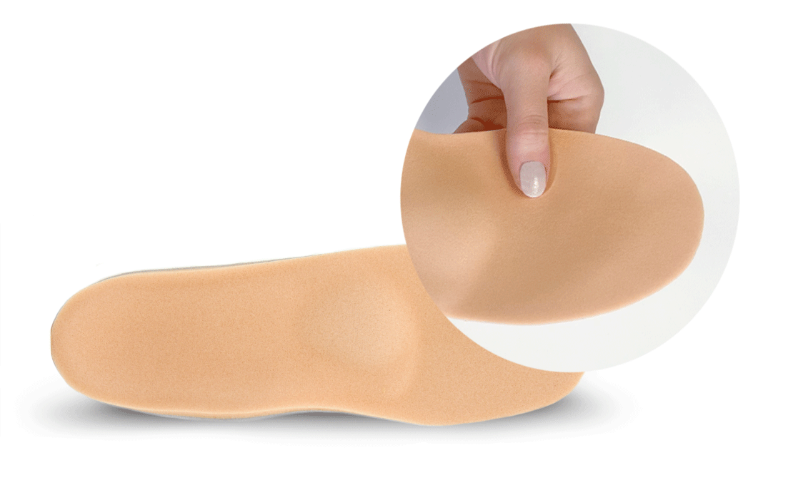 Orthotic Conforms to pressure
